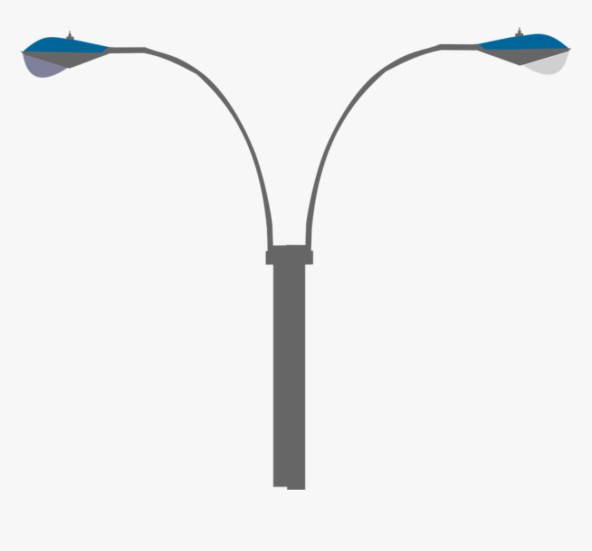 Light, Street, Twin, Lamps, Arch - Street Light Clipart Png, Transparent Png