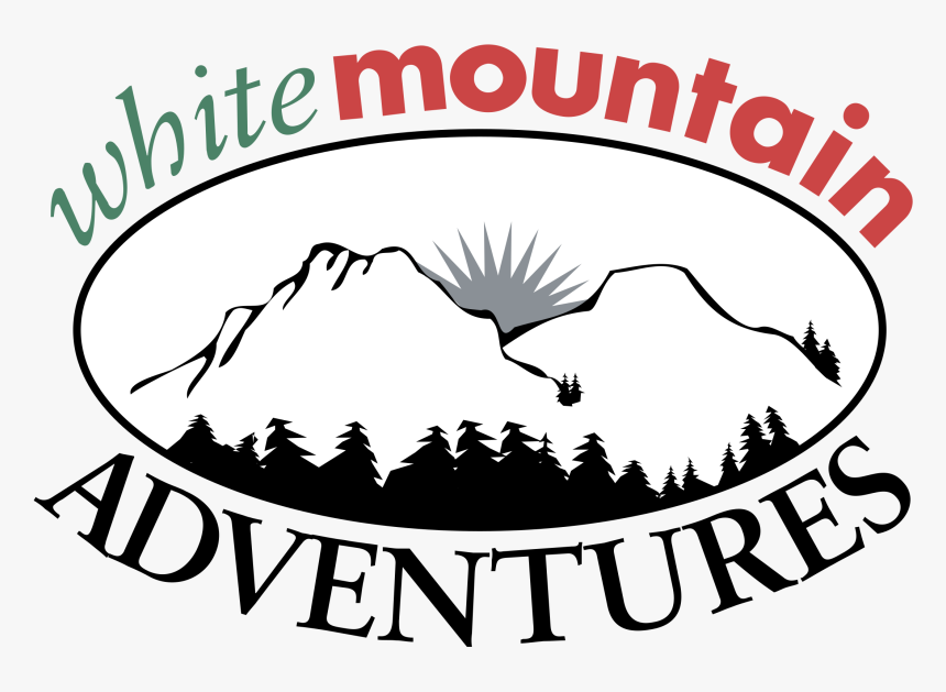 White Mountain Adventures Logo Png Transparent - Mountain Vector, Png Download