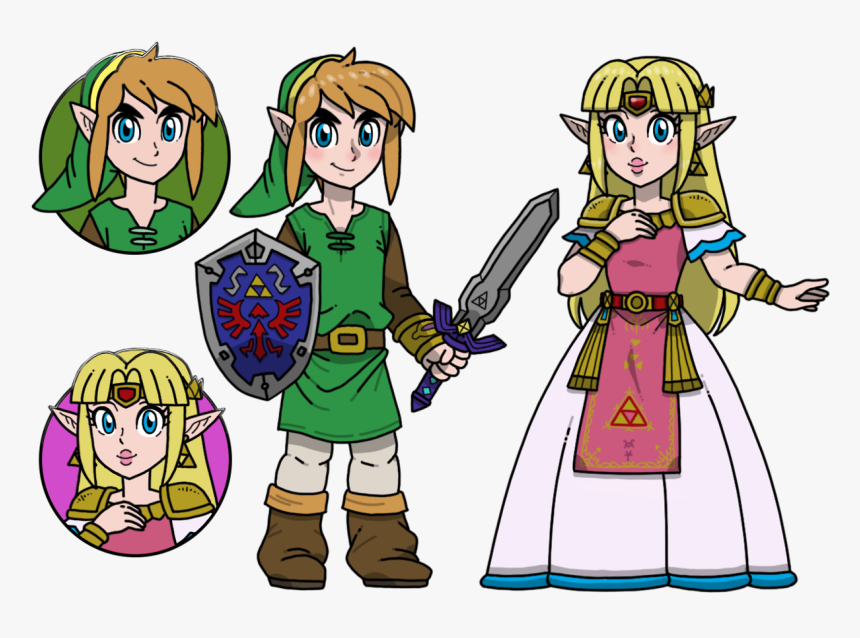 Link And Zelda In A Super Mario 3d World Style
link’s - Link Zelda 3d World, HD Png Download