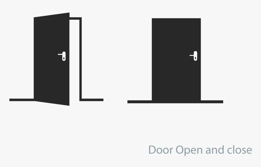 Icon Design By Ogamedia For Z-wave Europe Gmbh - Door Open Closed Icon, HD Png Download