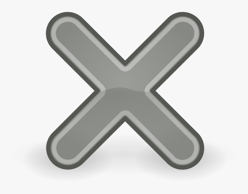 Transparent Background Black X, HD Png Download