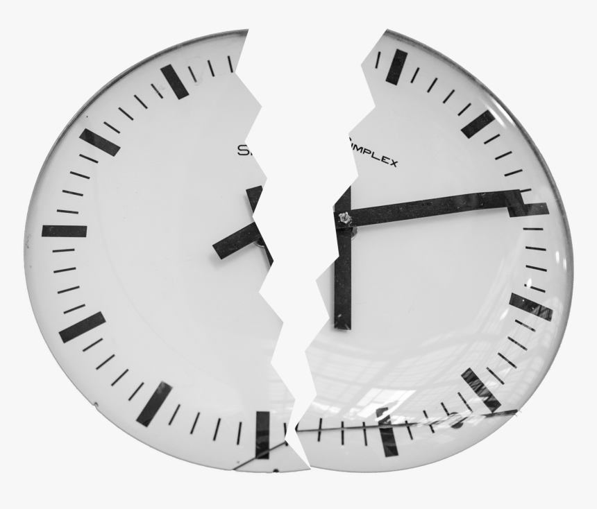 Broken Time Clock Transparent, HD Png Download