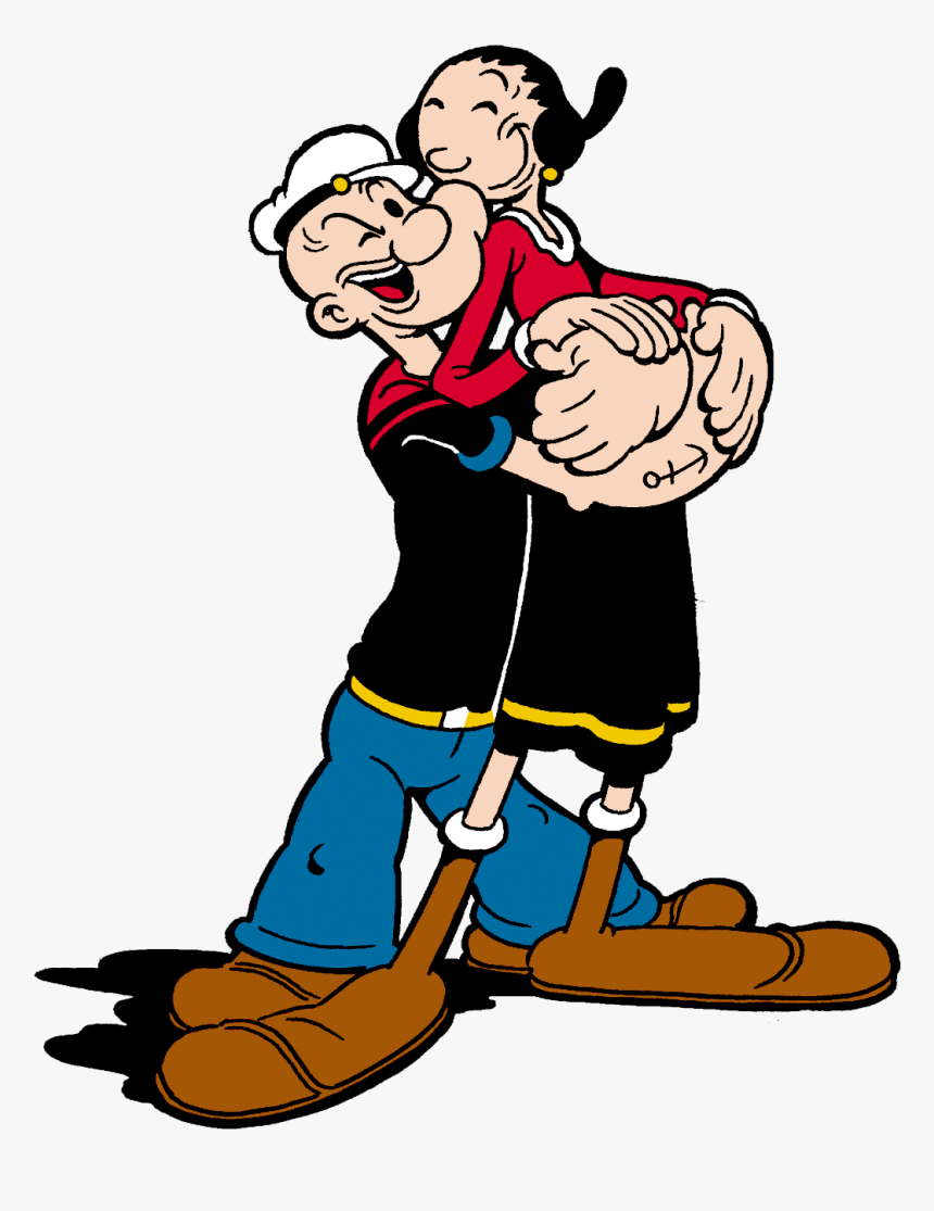 Popeye And Olive - Popeye Olive, HD Png Download