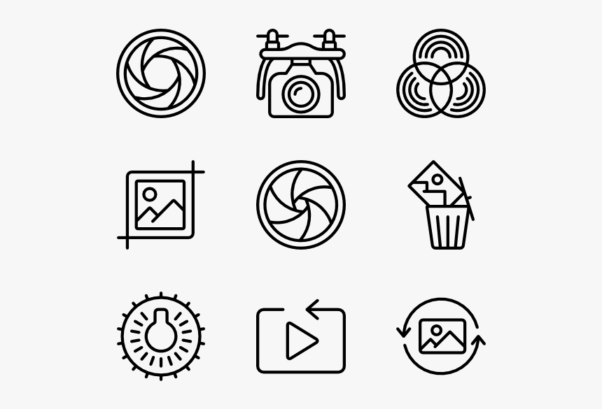 Photography - Social Media Logo Drawings, HD Png Download