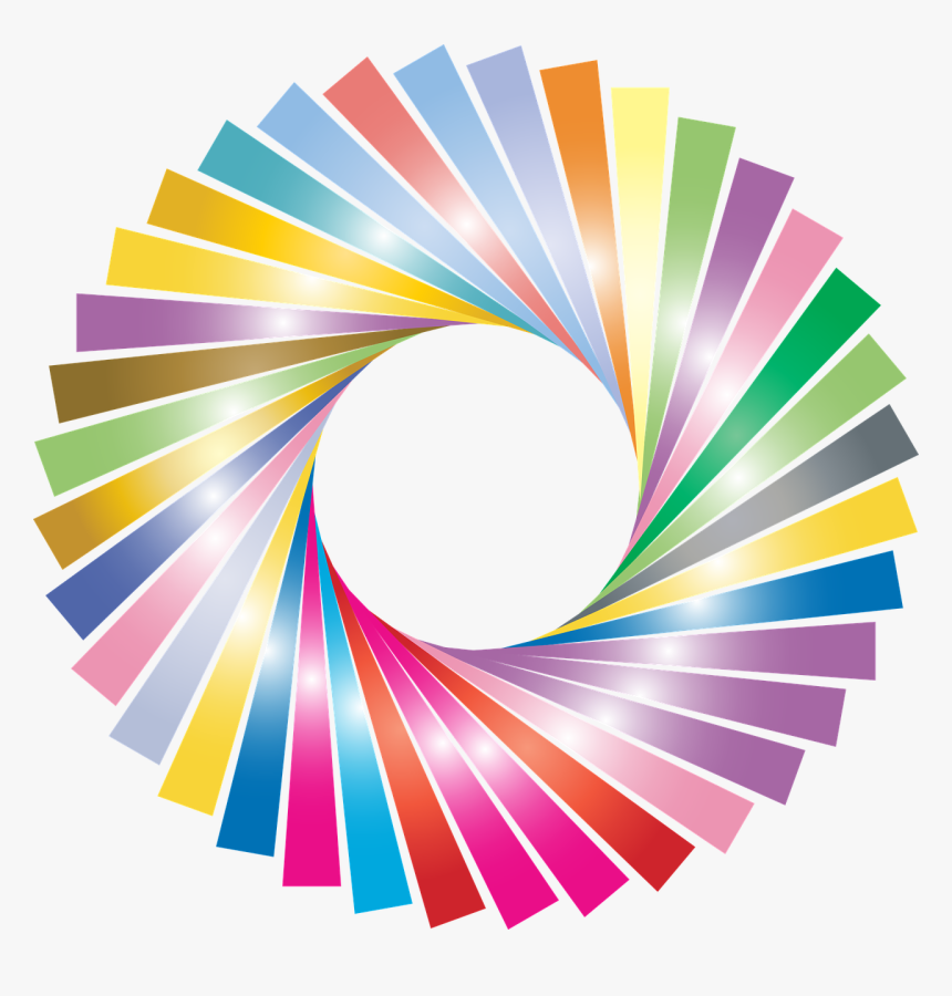 Colorful Camera Shutter Png, Transparent Png