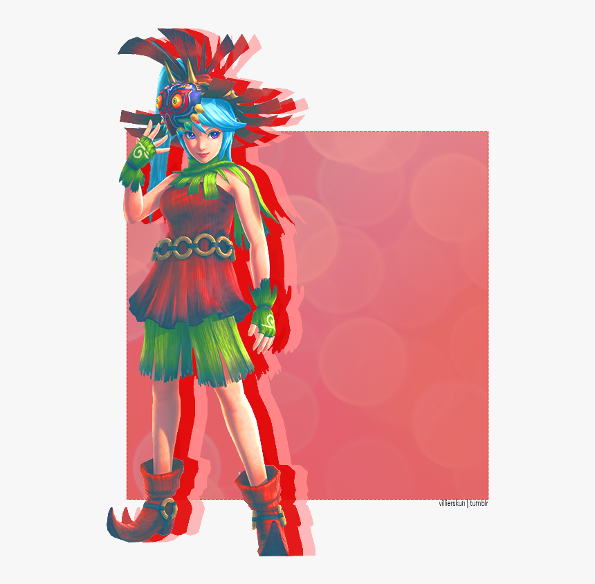 “ Lana S Skull Kid Dlc Costume - Illustration, HD Png Download