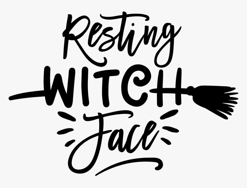Resting Witch Face Png, Transparent Png