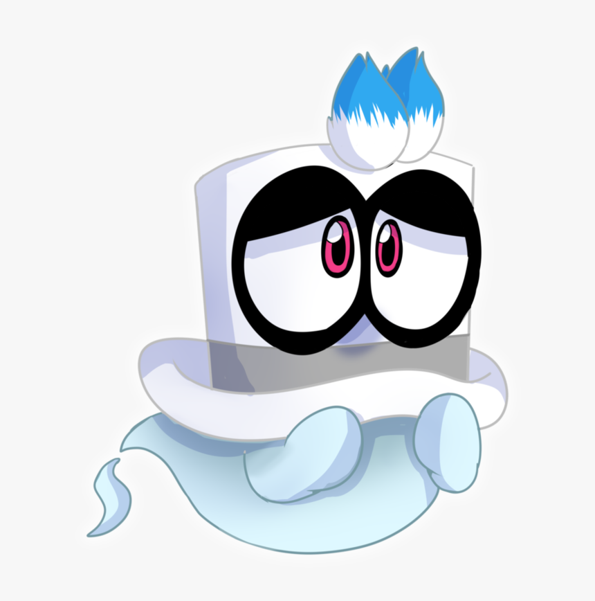 Cappy The Hat/ghost By Penguinspuffy Drawing Practice, - Cappy The Hat Ghost, HD Png Download