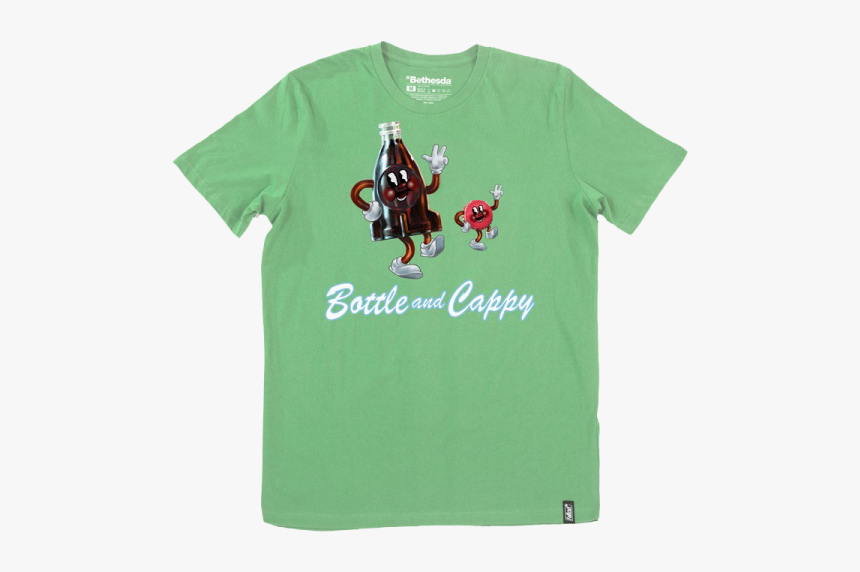 Fallout T-shirt Bottle And Cappy - Fallout T シャツ, HD Png Download