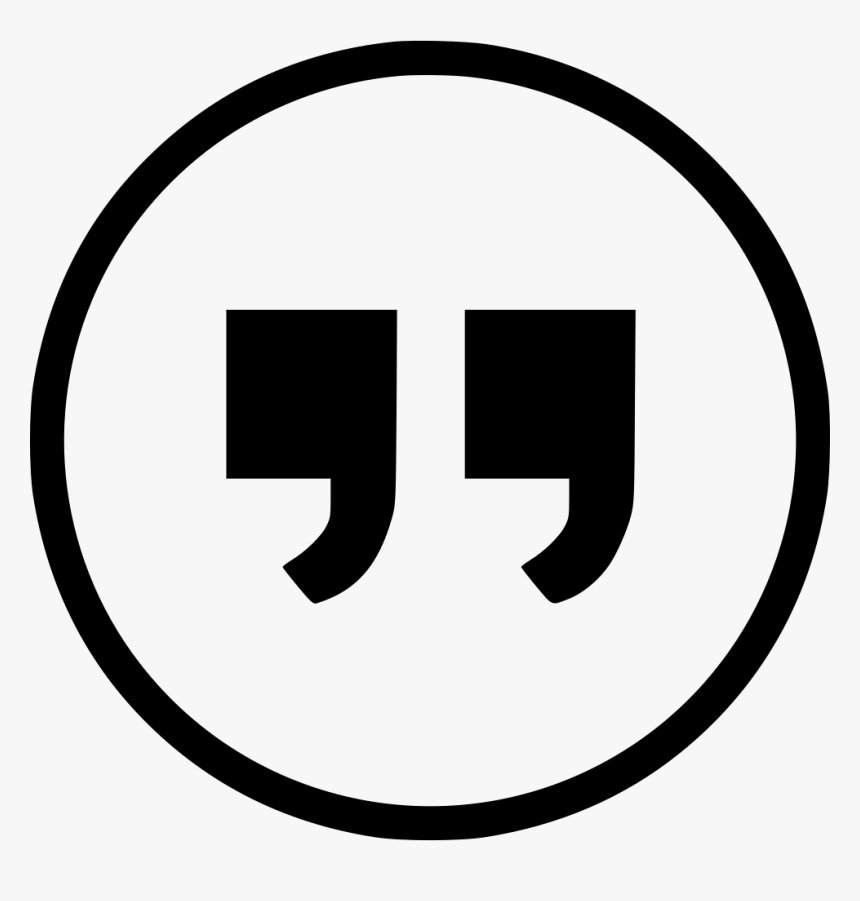 Quote Round Mobile Function Glossary - Circle, HD Png Download
