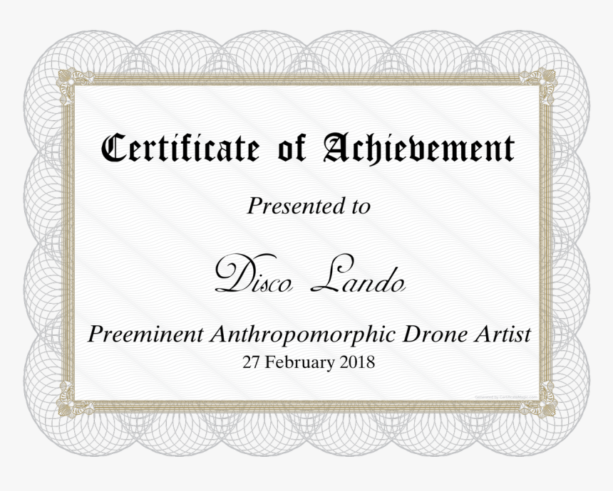 Certificate, HD Png Download