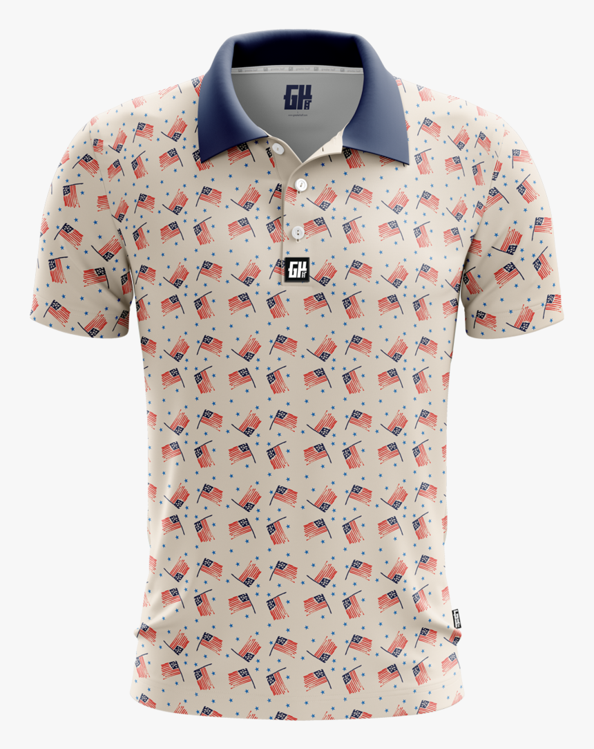America Vintage Golf Polo - Retro Golf Polo, HD Png Download