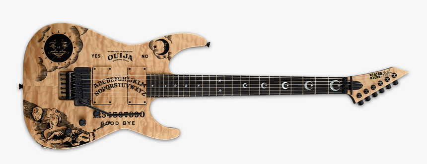 Original - Kirk Hammett Ouija Guitar, HD Png Download