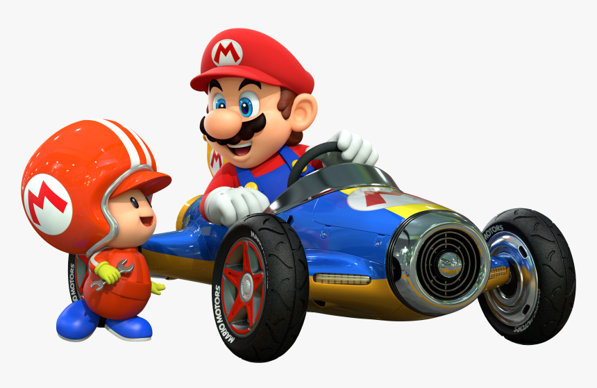 Mario Kart 8 Deluxe Luigi, HD Png Download