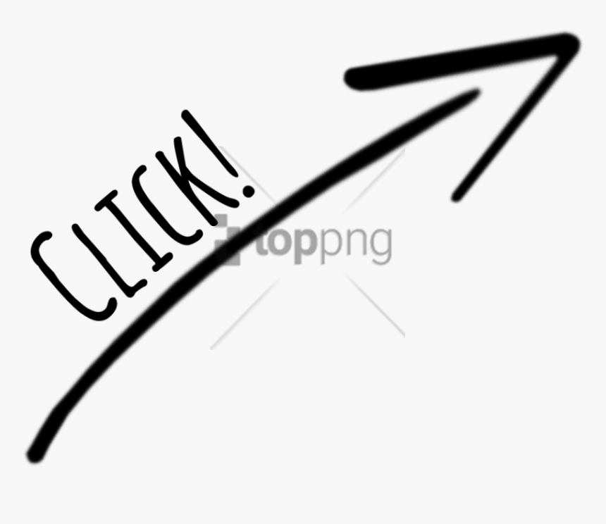 Free Png Click With Arrow Png Image With Transparent - Transparent Png Tumblr Arrow, Png Download