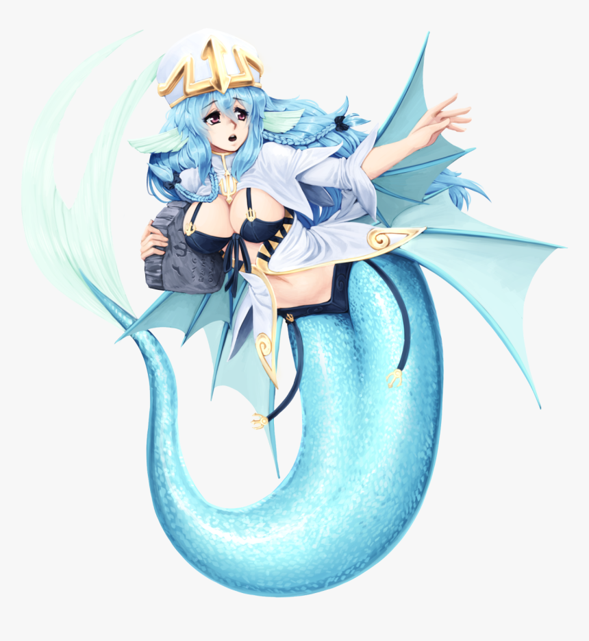 Fictional Character Mythical Creature Anime - Anime Sea Monster Girl, HD Png Download