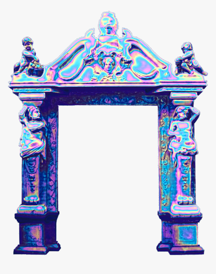 Vaporwave Clipart Column - Vaporwave Column Png, Transparent Png