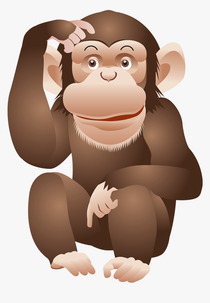 Monkey Png - Kids Animals Png, Transparent Png