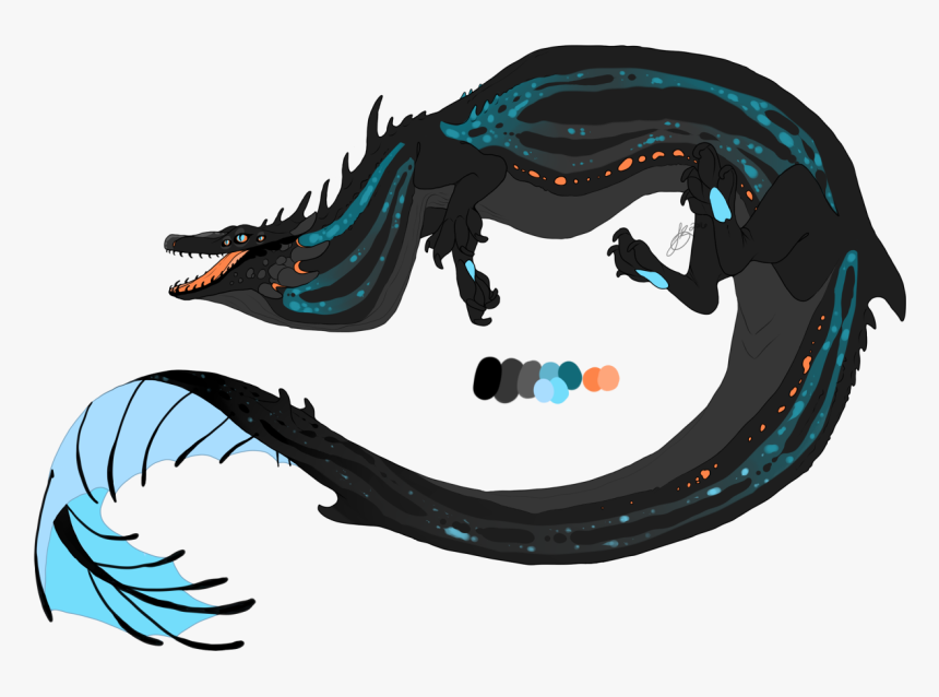 Sea Monster - Illustration, HD Png Download