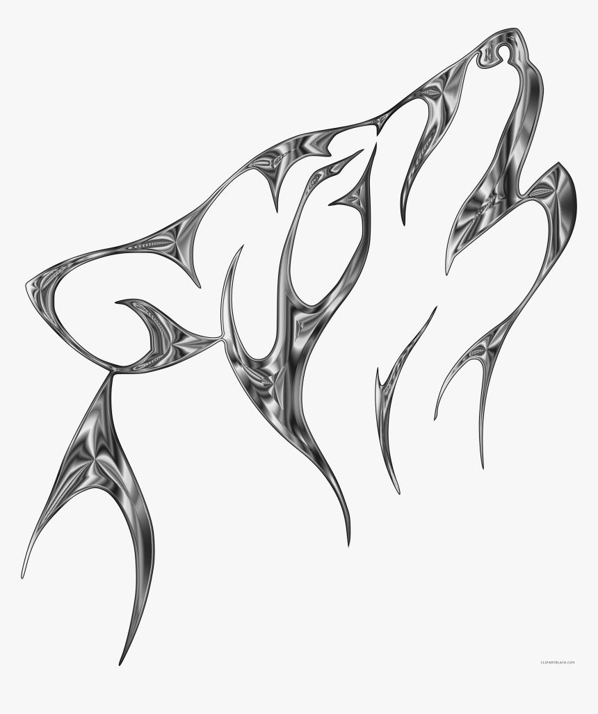 Silver Wolf Animal Free Line Drawing Wolf Head Hd Png Download Transparent Png Image Pngitem