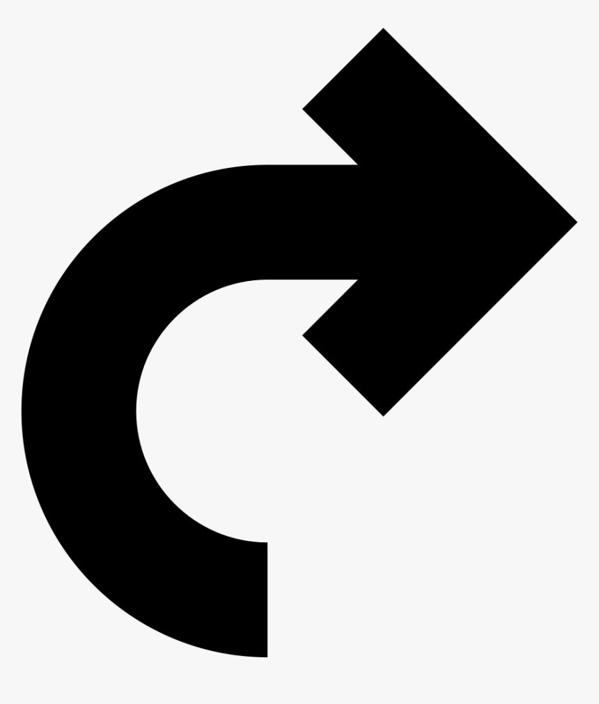 Curved Arrow Pointing Right, HD Png Download