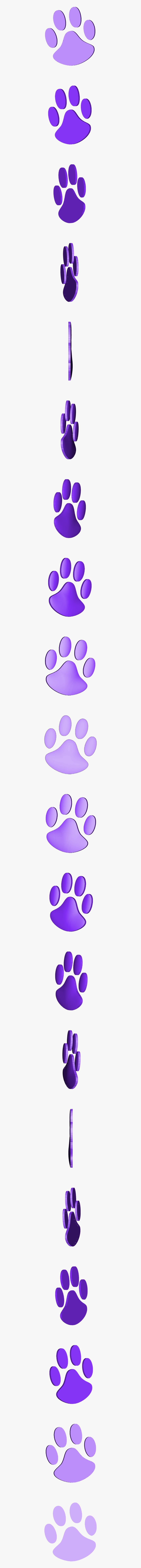 Wolf Paw Print Png, Transparent Png