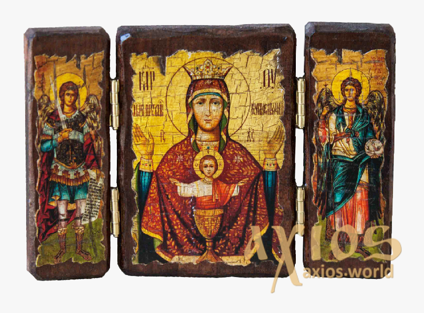 Icon Under The Antiquity Of The Blessed Virgin Mary - Religion, HD Png Download
