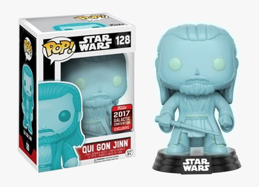 Vinyl Star Wars Celebration - Funko Pop Star Wars Qui Gon Jinn, HD Png Download