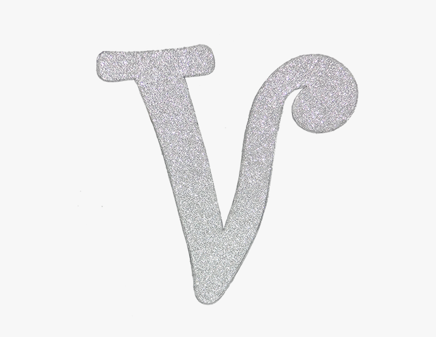 Glitter The Letter V, HD Png Download
