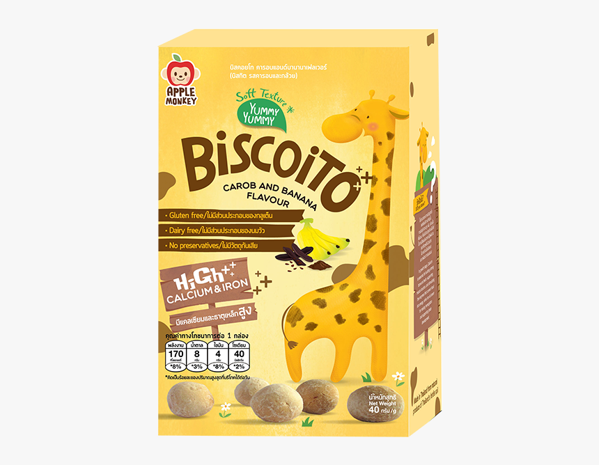 Apple Monkey Biscoito, HD Png Download
