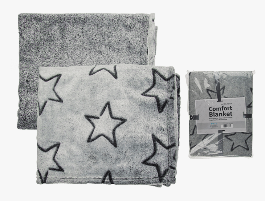 Kuscheldecke Grau Mit Herzen, HD Png Download