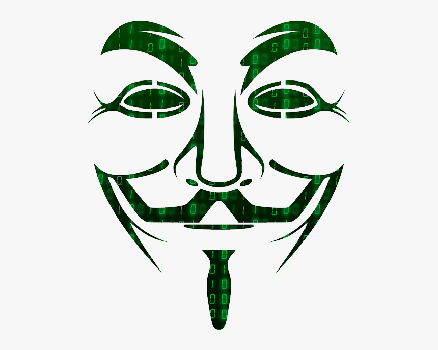 Hacker Png Image Free Download - Guy Fawkes Mask, Transparent Png