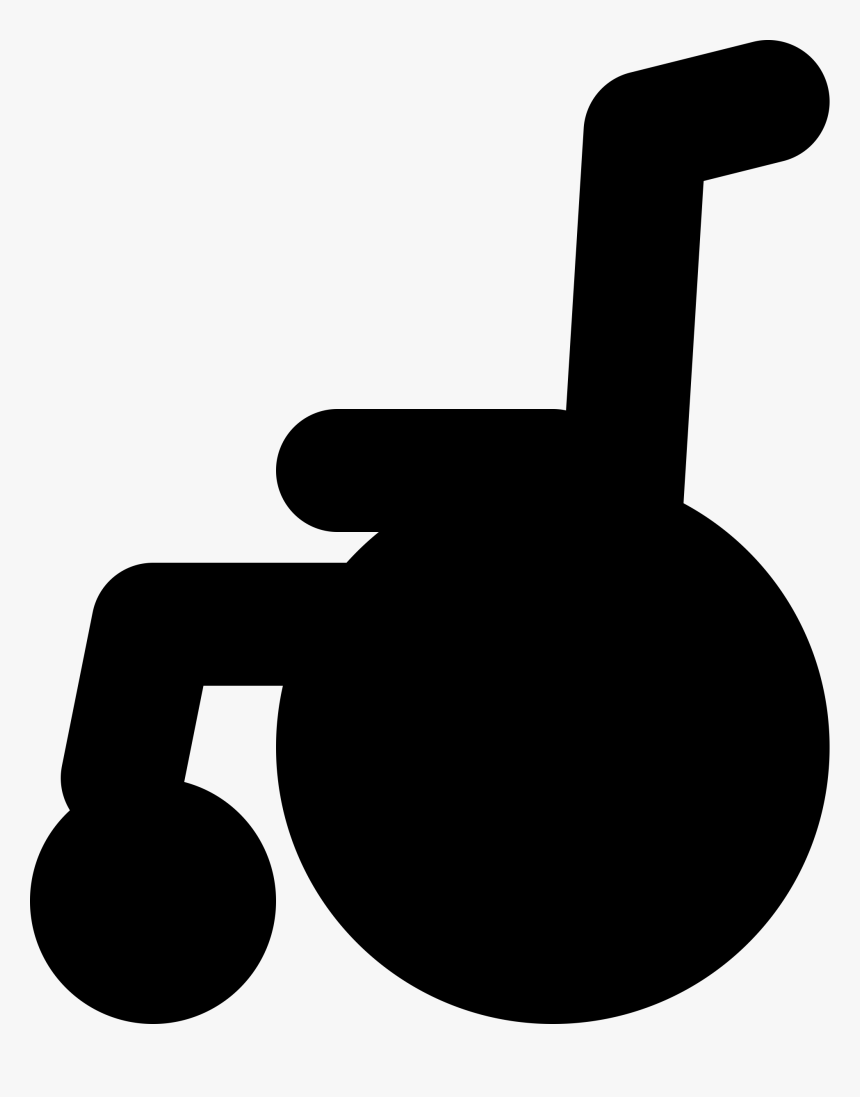 Transparent Person In Wheelchair Png - Wheelchair Silhouette Png, Png Download