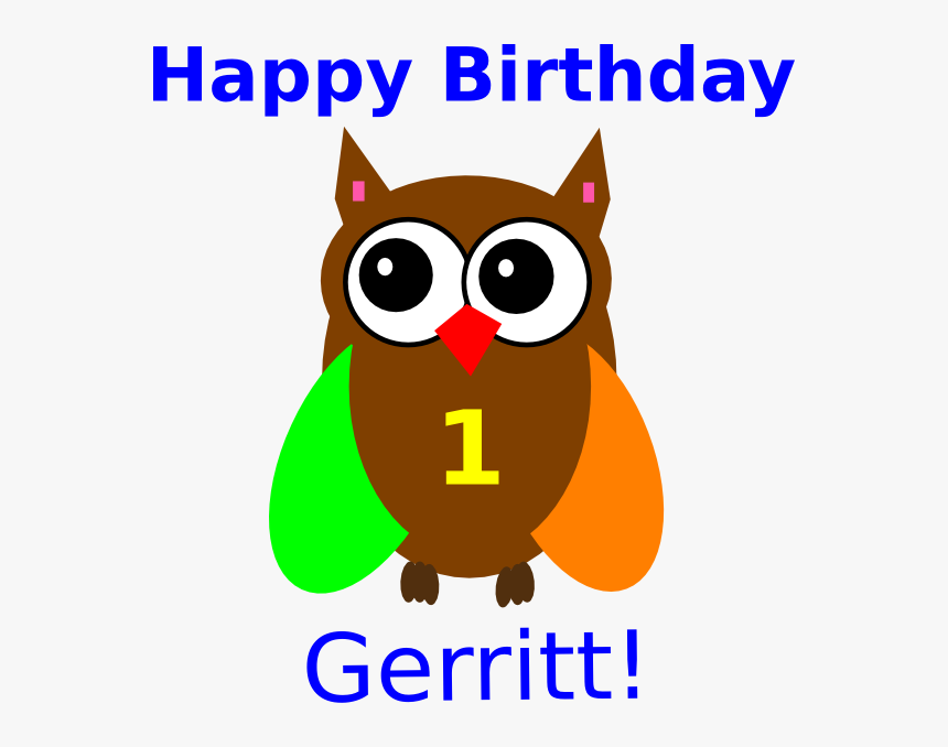 Pink Owl Olivia Birthday Svg Clip Arts - Happy New Year 2011, HD Png Download