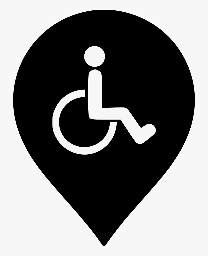 Disabled Person Parking - Icono Localizador Png, Transparent Png