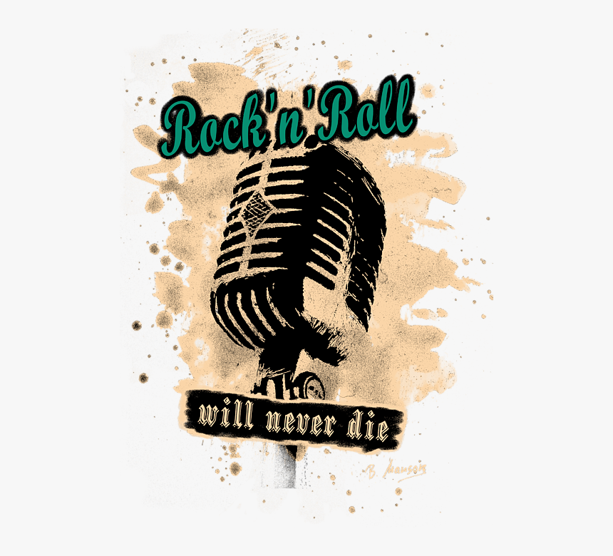 Print Rock And Roll, HD Png Download