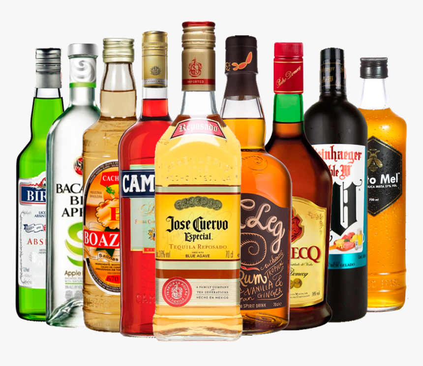 Garrafas De Destilados Png, Transparent Png