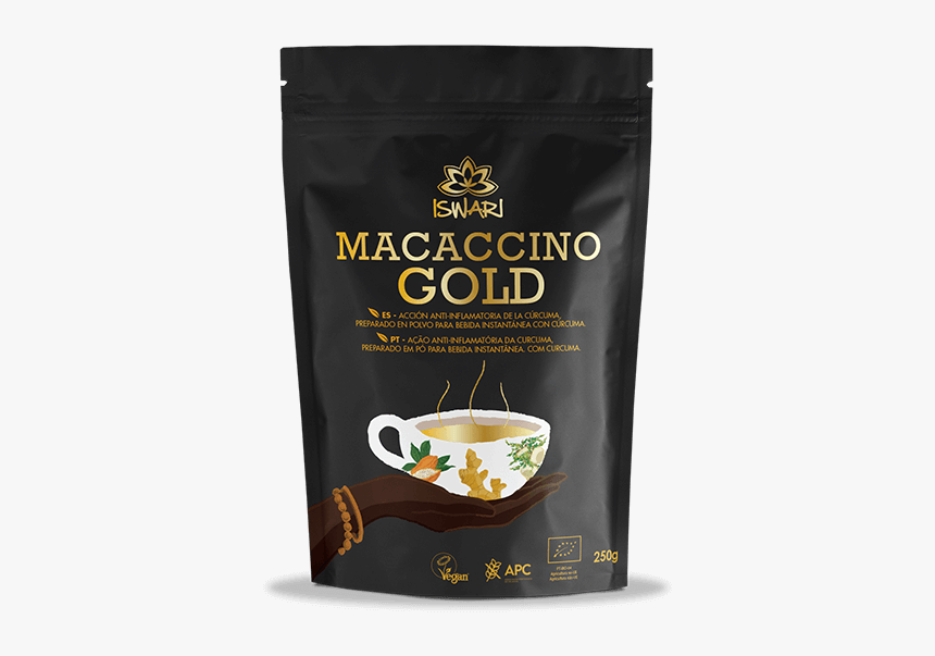 Iswari Macaccino Gold, HD Png Download