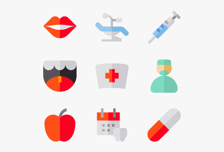 Dentist And Dental Care - Dental Flat Icon Png, Transparent Png