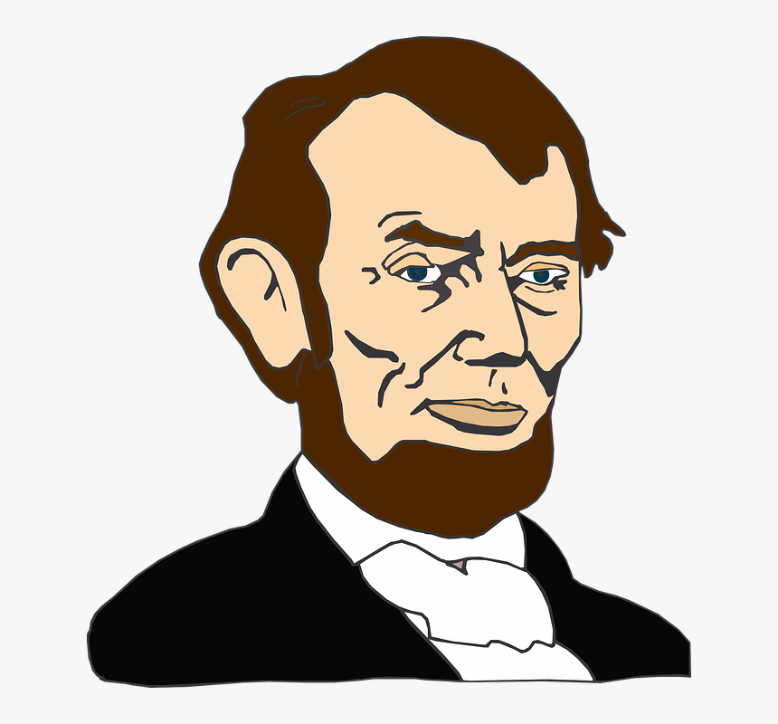Abraham, Lincoln, President, Freedom, America, Civil - Illustration, HD Png Download