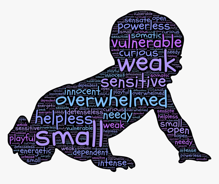 Baby Typography Clip Arts - Neonatal Abstinence Syndrome Nas Babies, HD Png Download