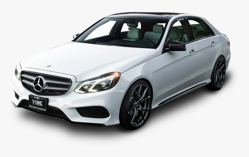 White Mercedes Benz E Class Car Png Image - Мерседес Е Класс Обои, Transparent Png