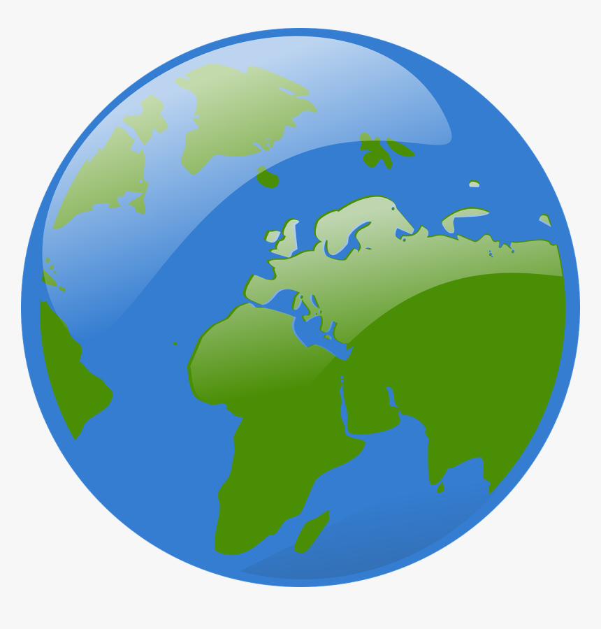 Globe With No Background, HD Png Download
