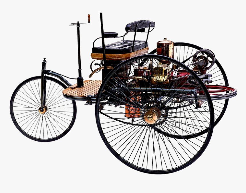 Isolated, Patent Motor Car, Benz And Co In Mannheim - Benz Patent Motorwagen Png, Transparent Png