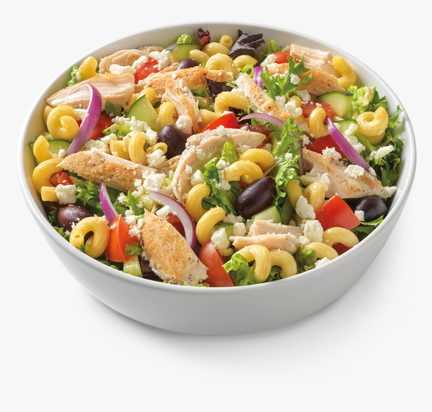 Pasta Png - Med Salad With Chicken Noodles And Company, Transparent Png