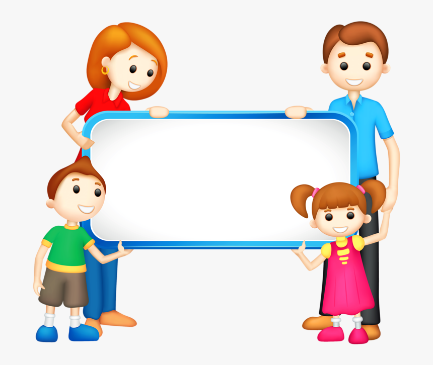 Http - //zezete2 - Centerblog - Net/42311 Etiquettes - Clip Art Frame Family, HD Png Download
