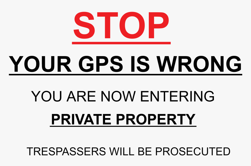 Transparent Wrong Sign Png - Easy Gps, Png Download