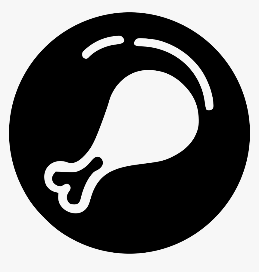 Kitchen Nonveg Chicken Turkey Drumstick Piece - Circle, HD Png Download