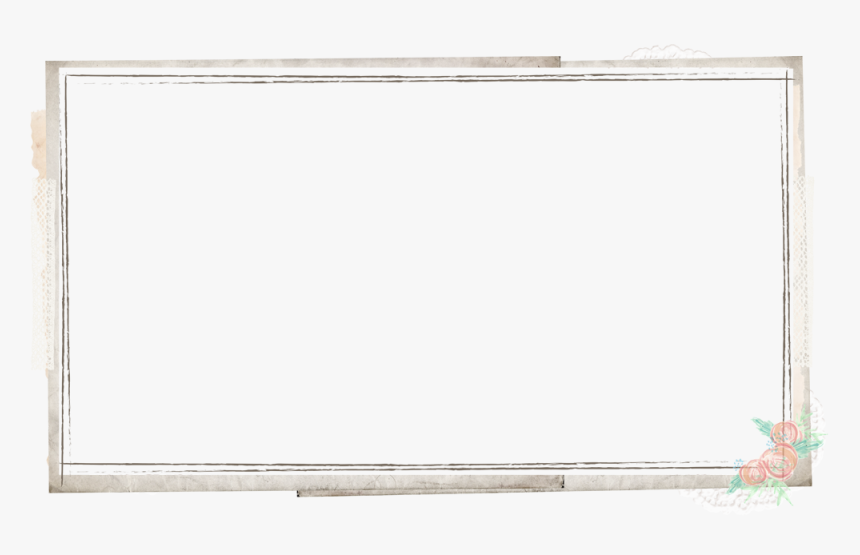 Белая Рамка С Золотом, HD Png Download