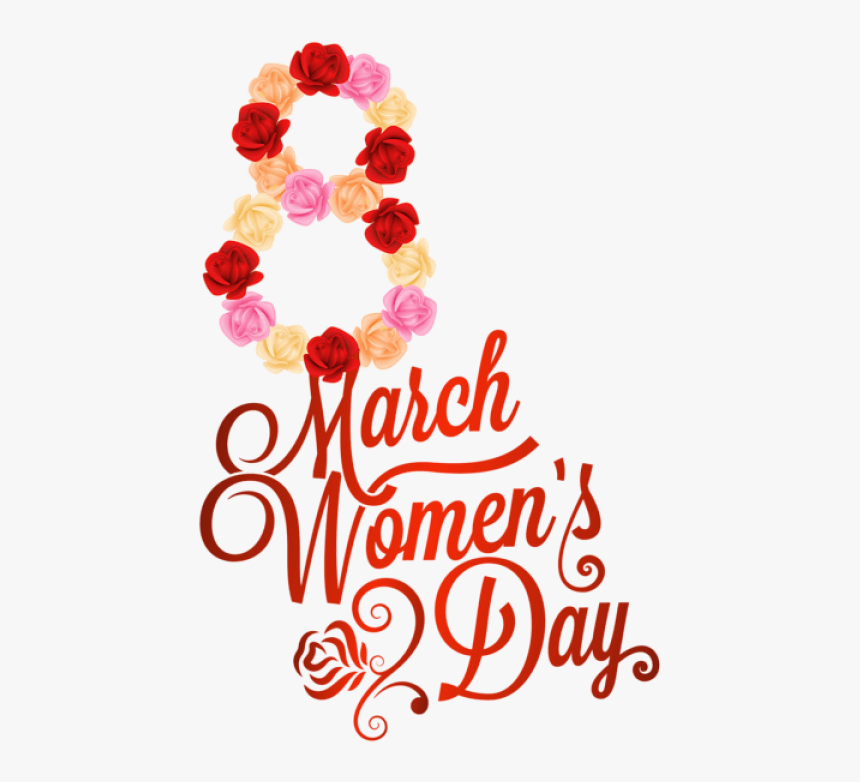 Free Png Red 8 March Womens Day Png Images Transparent - Rose, Png Download